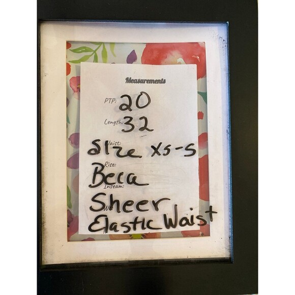 Becca Swimsuit Coverup Size XS-S Sheer Purple Green Elastic Waist Stylish Sexy! - Picture 12 of 12